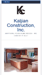 Mobile Screenshot of kaljianconstruction.com